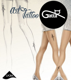 Gatta Tights ART TATTO 03