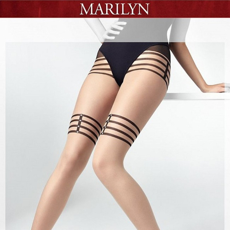 Marilyn DESIRE K08 tights with applications